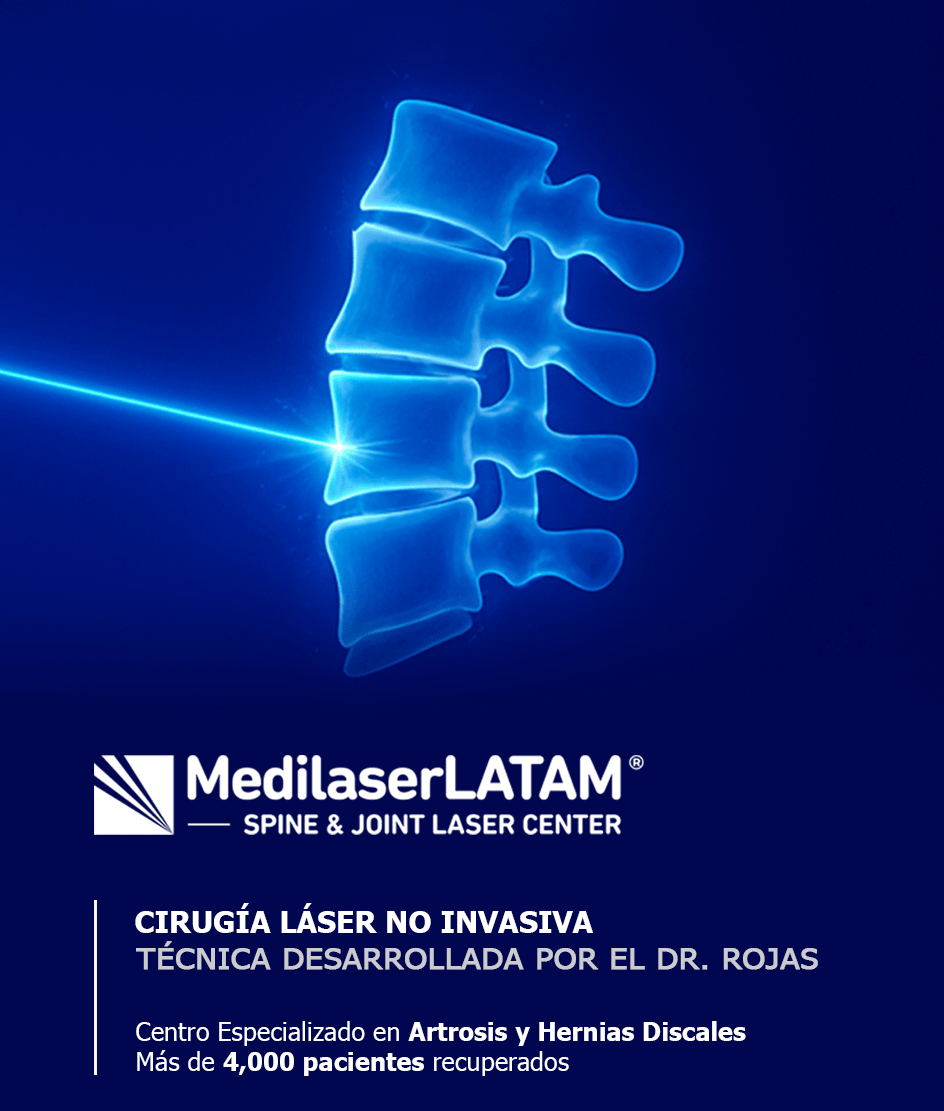 Tecnología láser no invasiva para hernias discales y artrosis - Desarrollo del Dr. Rojas| Medilaser LATAM
