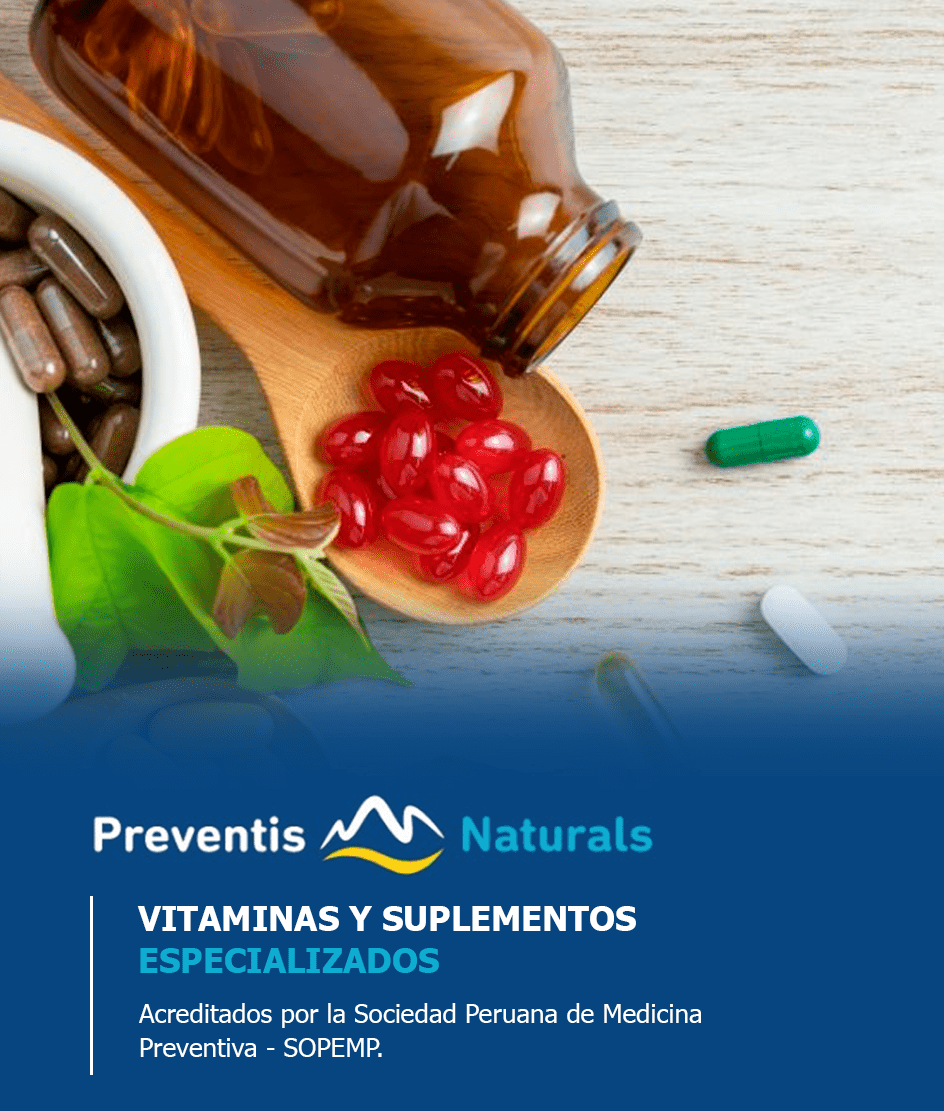 Vitaminas y suplementos para salud preventiva - Acreditados por SOPEMP | Preventis Naturals